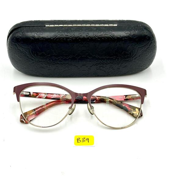Christian Lacroix Eyeglasses, Frames Only, CL3058 221, 54-17-135, Pink + Case - Picture 7 of 7
